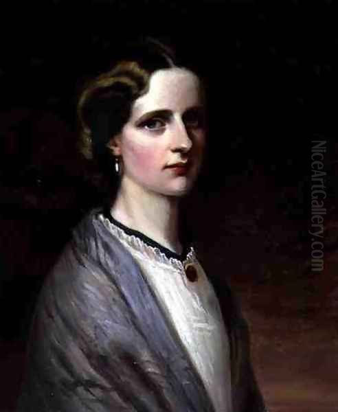 Portrait of Emily, Mrs Meynell Ingram Oil Painting by Taylor, H.