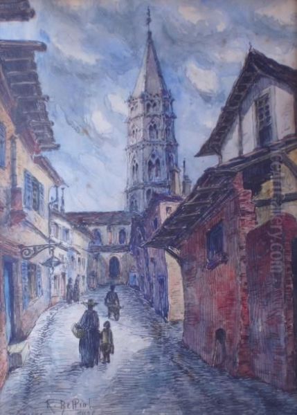 Rue Animee Oil Painting by Frank Will