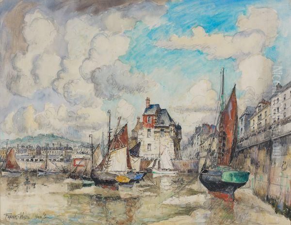 Honfleur Oil Painting by Frank Will