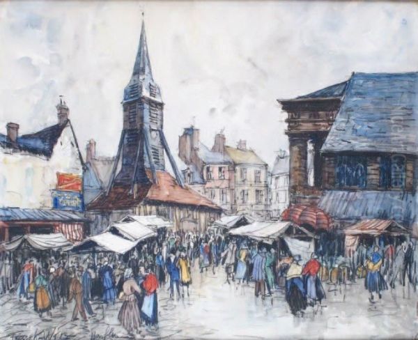 Honfleur,l'eglise Sainte-catherine by Frank Will