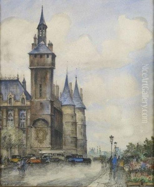 Paris - La Conciergerie Oil Painting by Frank Will