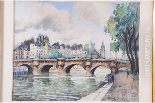  Paris, Le Pont Neuf Oil Painting by Frank Will