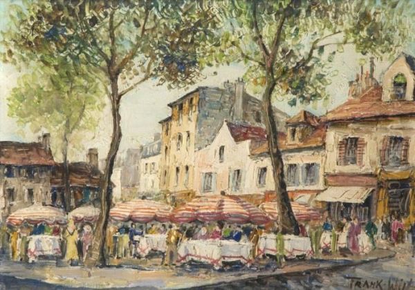 La Place Du Tertre by Frank Will