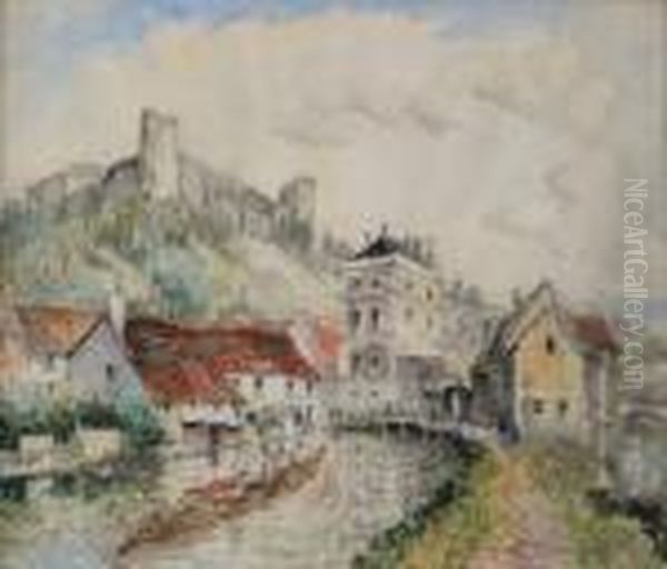 Vue De Bruges Oil Painting by Frank Will