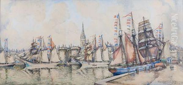 Saint-malo Oil Painting by Frank Will