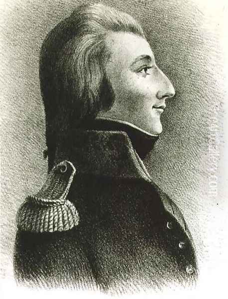 Theobald Wolfe Tone 1763-98, Irish republican and rebel Oil Painting by Catherine Tone