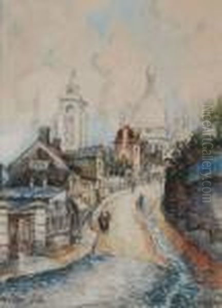 Montmartre Oil Painting by Frank Will