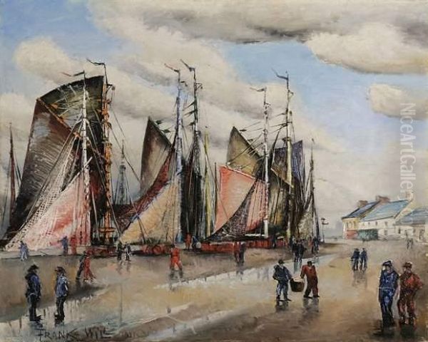 Le Port De Camaret Oil Painting by Frank Will