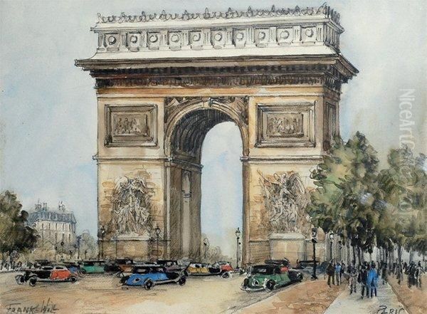 Paris Oil Painting by Frank Will