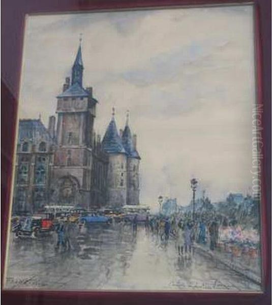 Palais De Justice Oil Painting by Frank Will