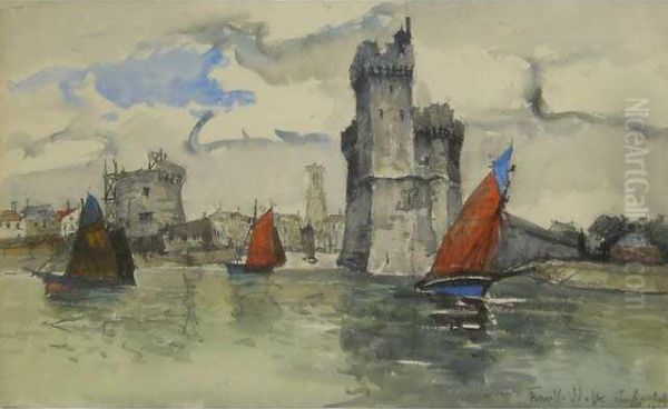 Le Port De La Rochelle Oil Painting by Frank Will