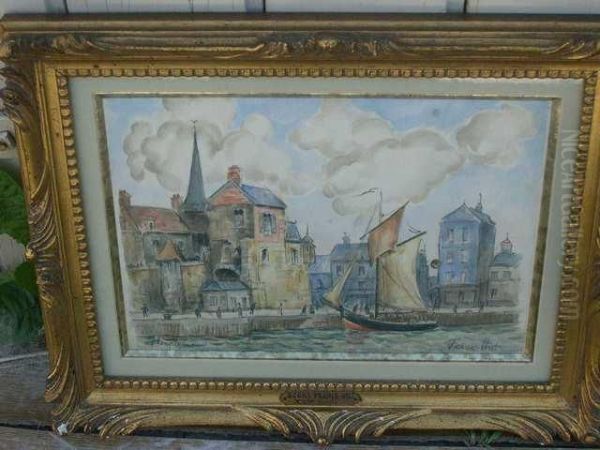 Honfleur Oil Painting by Frank Will