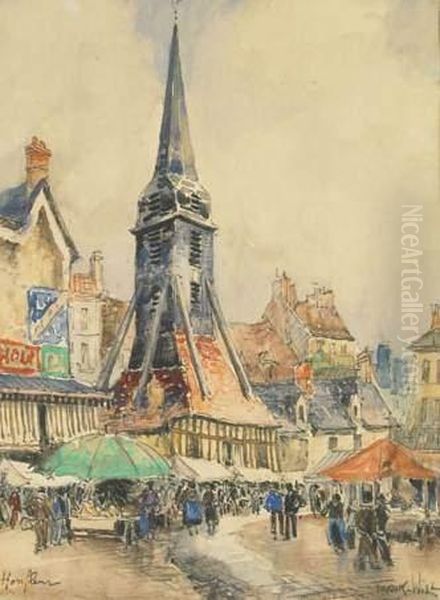 Honfleur Oil Painting by Frank Will