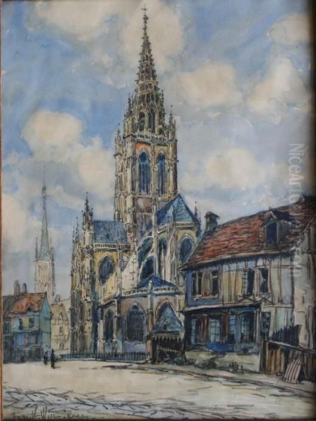 Rouen Oil Painting by Frank Will