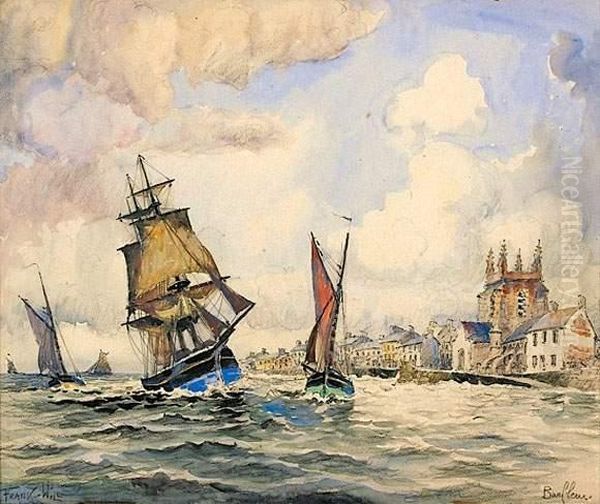 Barfleur Oil Painting by Frank Will