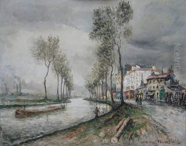  Vue De Charenton  Oil Painting by Frank Will