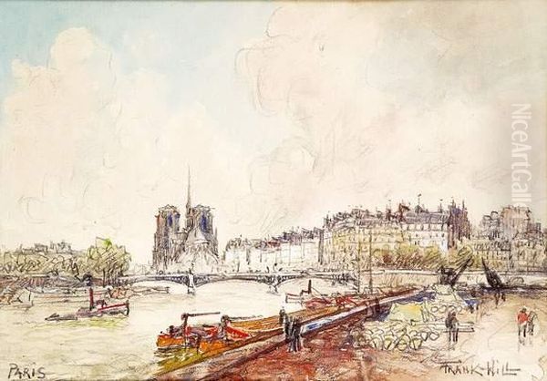 Paris, Vue Sur L'ile De La Cite by Frank Will