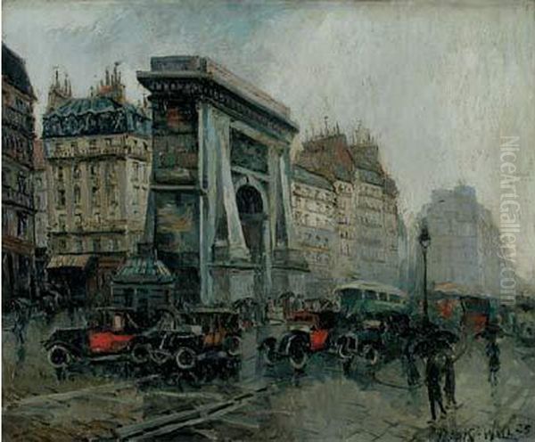  La Porte De Strasbourg, 1925  Oil Painting by Frank Will