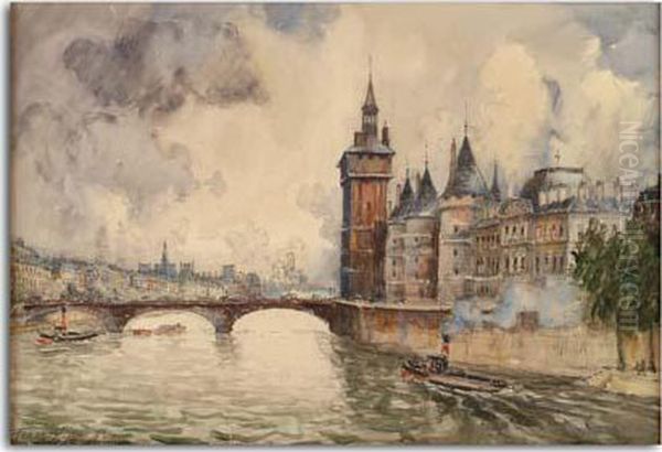 Paris, La Conciergerie Oil Painting by Frank Will