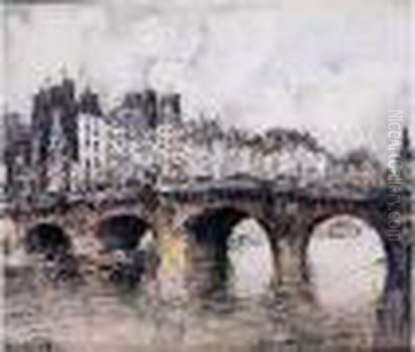 Le Pont Neuf Oil Painting by Frank Will