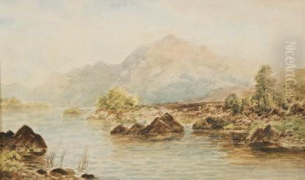 Eagle Mountain, Brickeen Mountain, Killarney Oil Painting by Alexander Williams