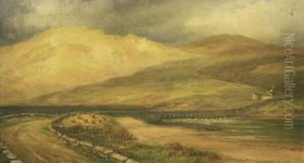 Horn Head Bridge, Dunfanaghy Bay Oil Painting by Alexander Williams