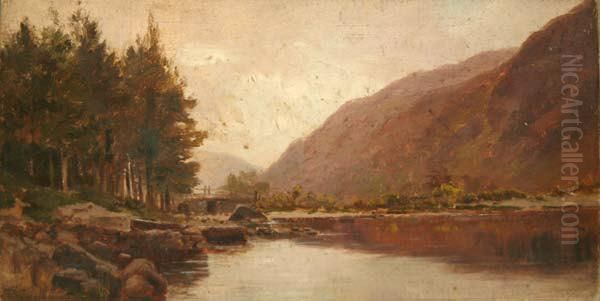 Glendalough, Co Wicklow Oil Painting by Alexander Williams