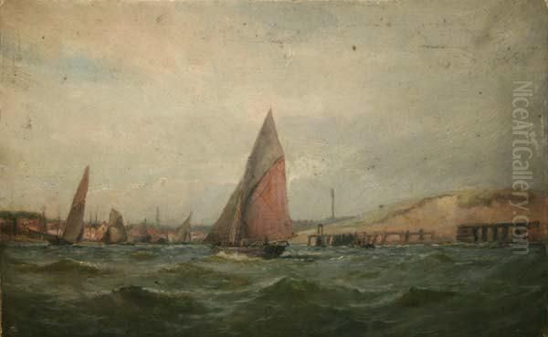 At Gorleston, Yarmouth Oil Painting by Alexander Williams