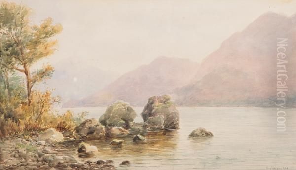 Loch Scene Oil Painting by Alexander Williams