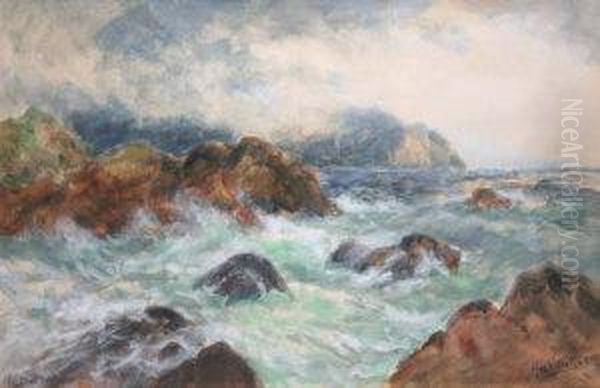 A Wild Sea, Achill Oil Painting by Alexander Williams