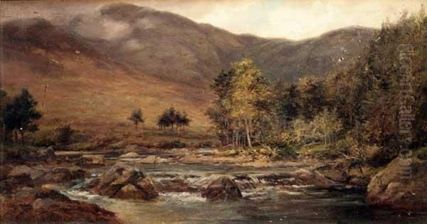 River, Connemara Oil Painting by Alexander Williams