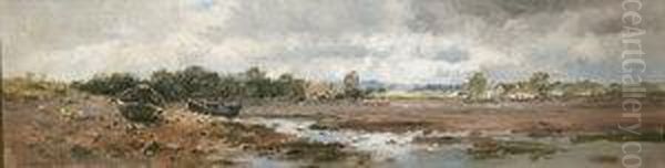 Baltray On The River Boyne, Co. Louth Oil Painting by Alexander Williams