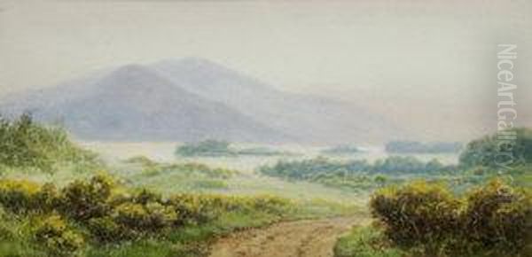 Approach To Killarney Oil Painting by Alexander Williams