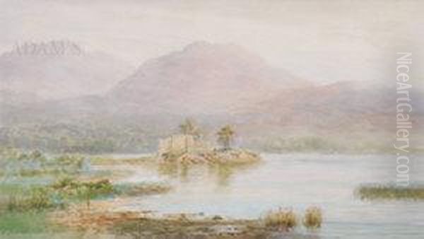 Mccarthie's Castle, Castlelough, Killarney Oil Painting by Alexander Williams