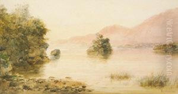 Evening, Killarney Lakes Oil Painting by Alexander Williams