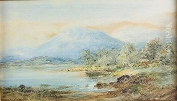 Middle Lake, Killarney Oil Painting by Alexander Williams