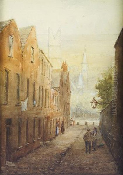 Chapter Place, St Patrick's Close Oil Painting by Alexander Williams