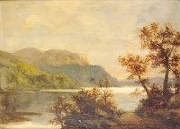 A Pair Of Killarney Landscapes Oil Painting by Alexander Williams