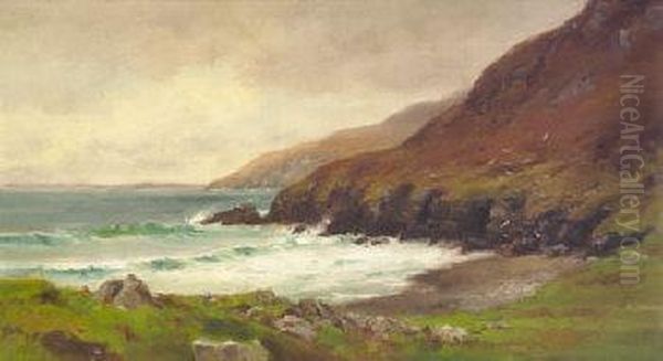 Atlantic Surf, Blacksod Bay Oil Painting by Alexander Williams