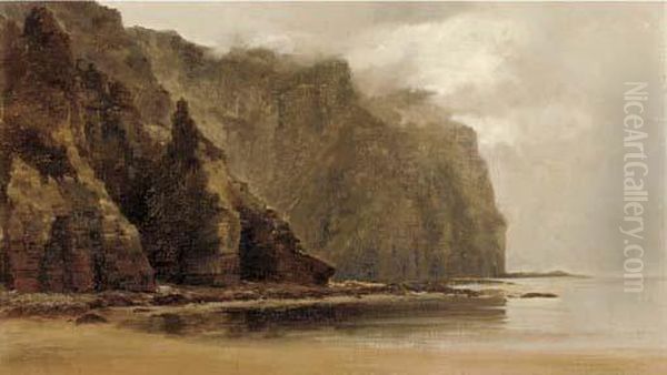 The Minaum Cliffs Oil Painting by Alexander Williams