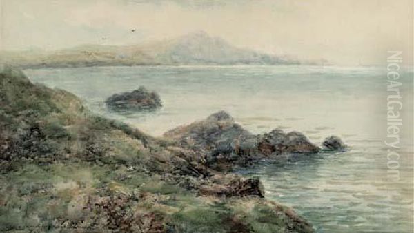 Clare Island From Atlantic Drive Oil Painting by Alexander Williams