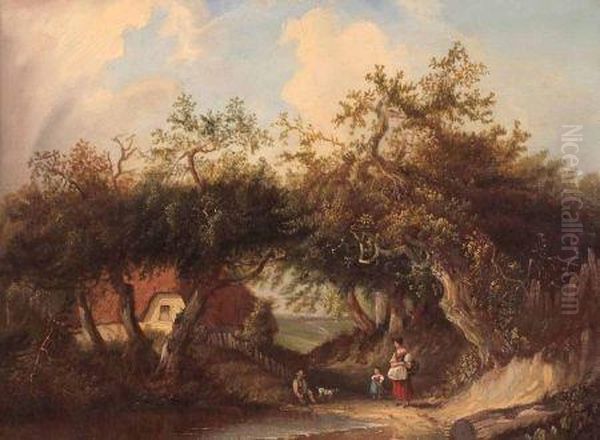 Scene With Figures And Cottage, 12