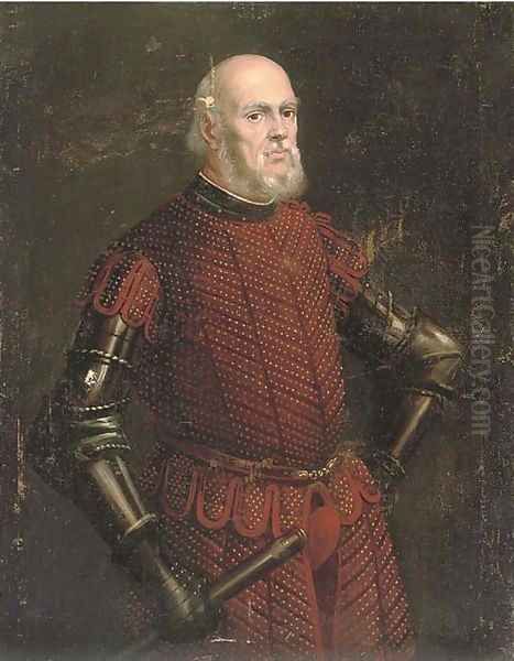 Portrait of a nobleman Oil Painting by Jacopo Tintoretto (Robusti)