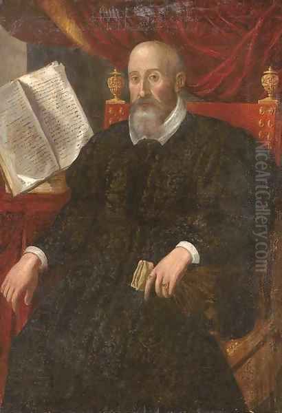 Portrait of a nobleman Oil Painting by Domenico Tintoretto