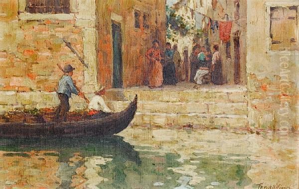 Venice Oil Painting by Terrick John Williams