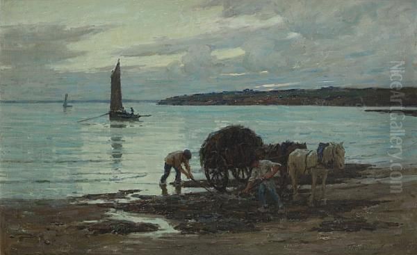 The Harvest Of The Shore Oil Painting by Terrick John Williams