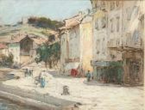 St Tropez Oil Painting by Terrick John Williams