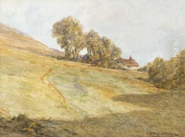 A Cottage In A Summer Landscape Oil Painting by Terrick John Williams