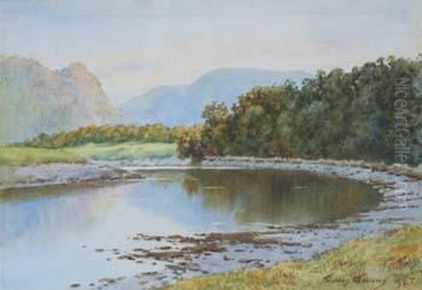 Summers Day On The Glaslyn Oil Painting by Warren Williams