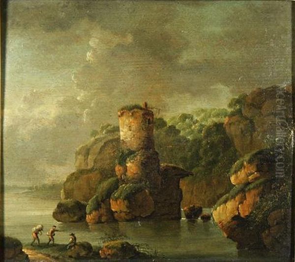 Isle Of Wight Oil Painting by Richard Wilson